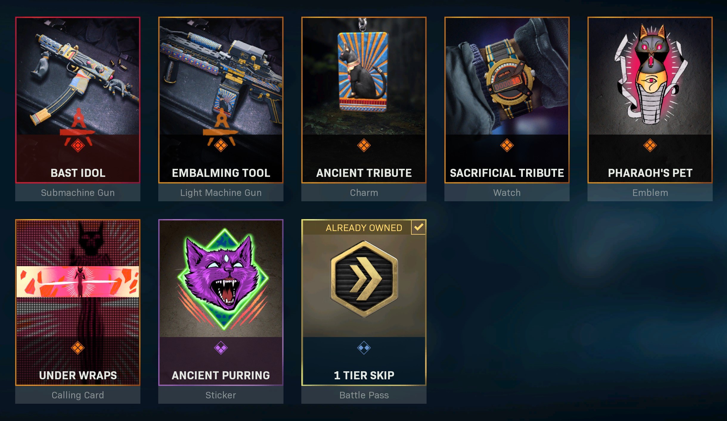 Warzone Bundles Pharaohs Pet