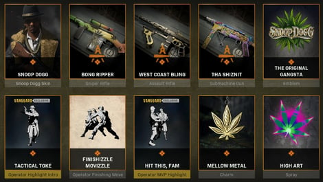 Warzone Bundles Snoop Dogg