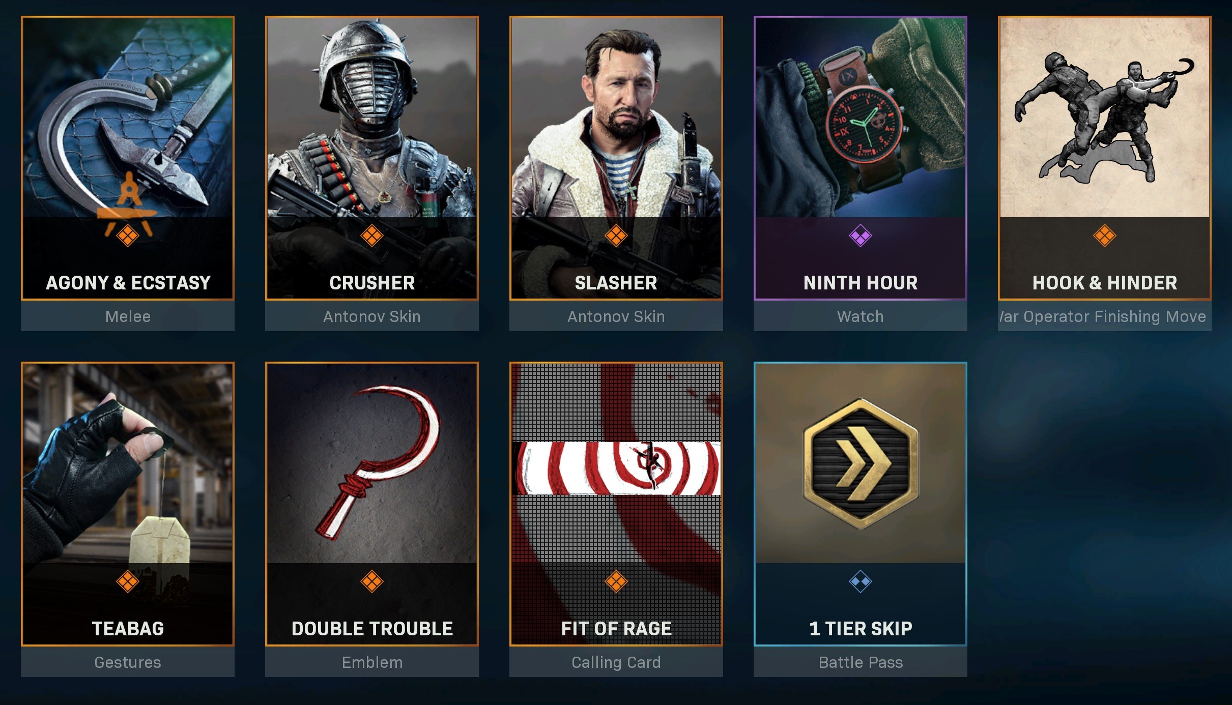 Warzone Bundles Split resonant