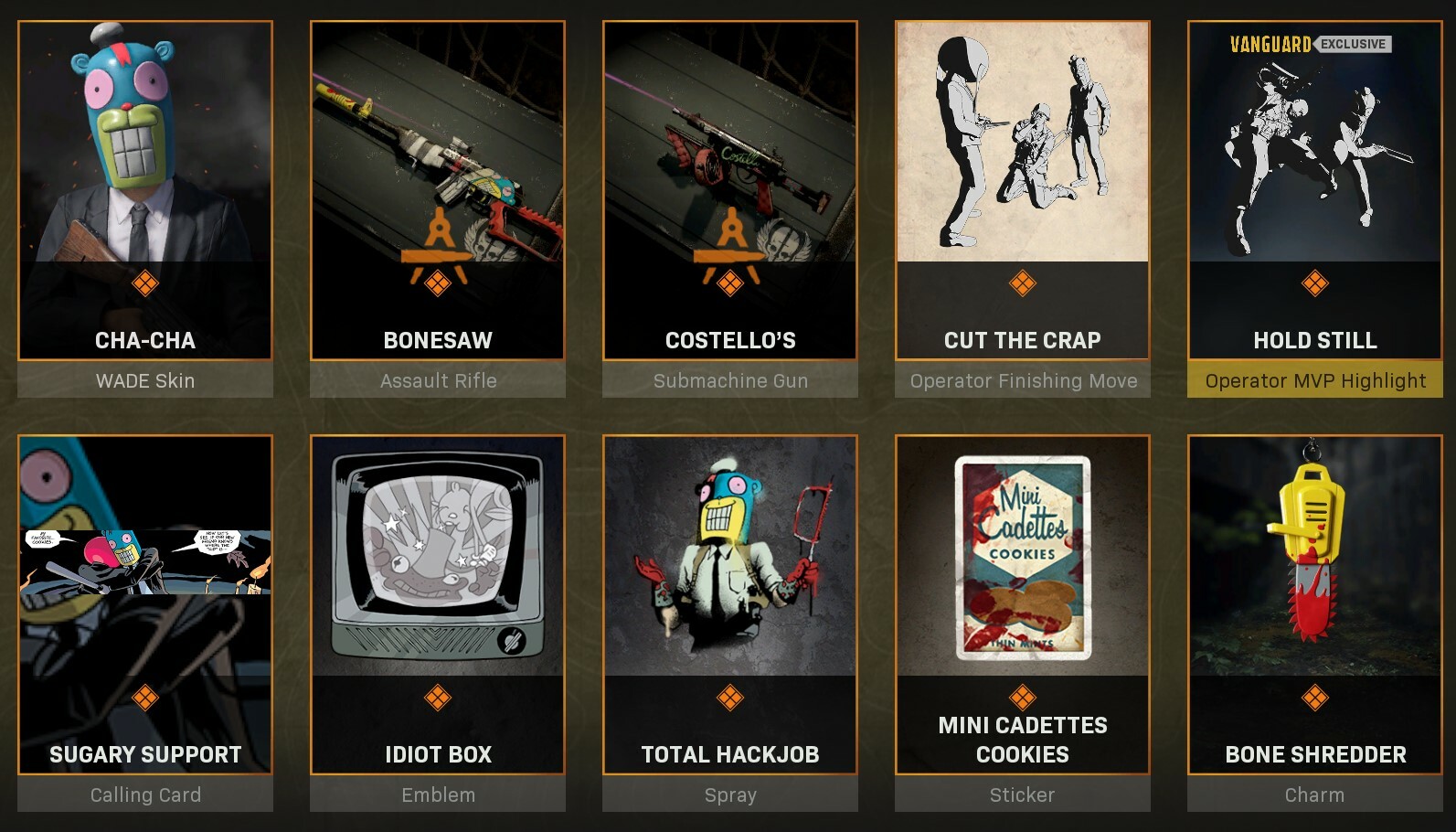 Warzone Bundles Umbrella Academy Cha Cha