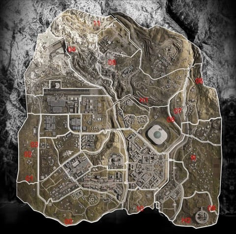 Warzone Bunker locations