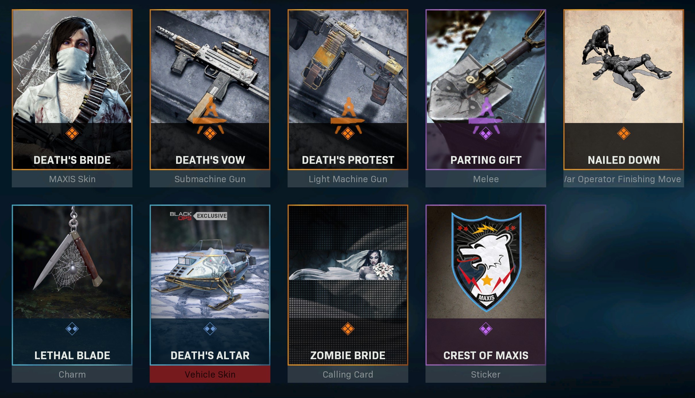 Warzone Buzndles Maxis deaths veil