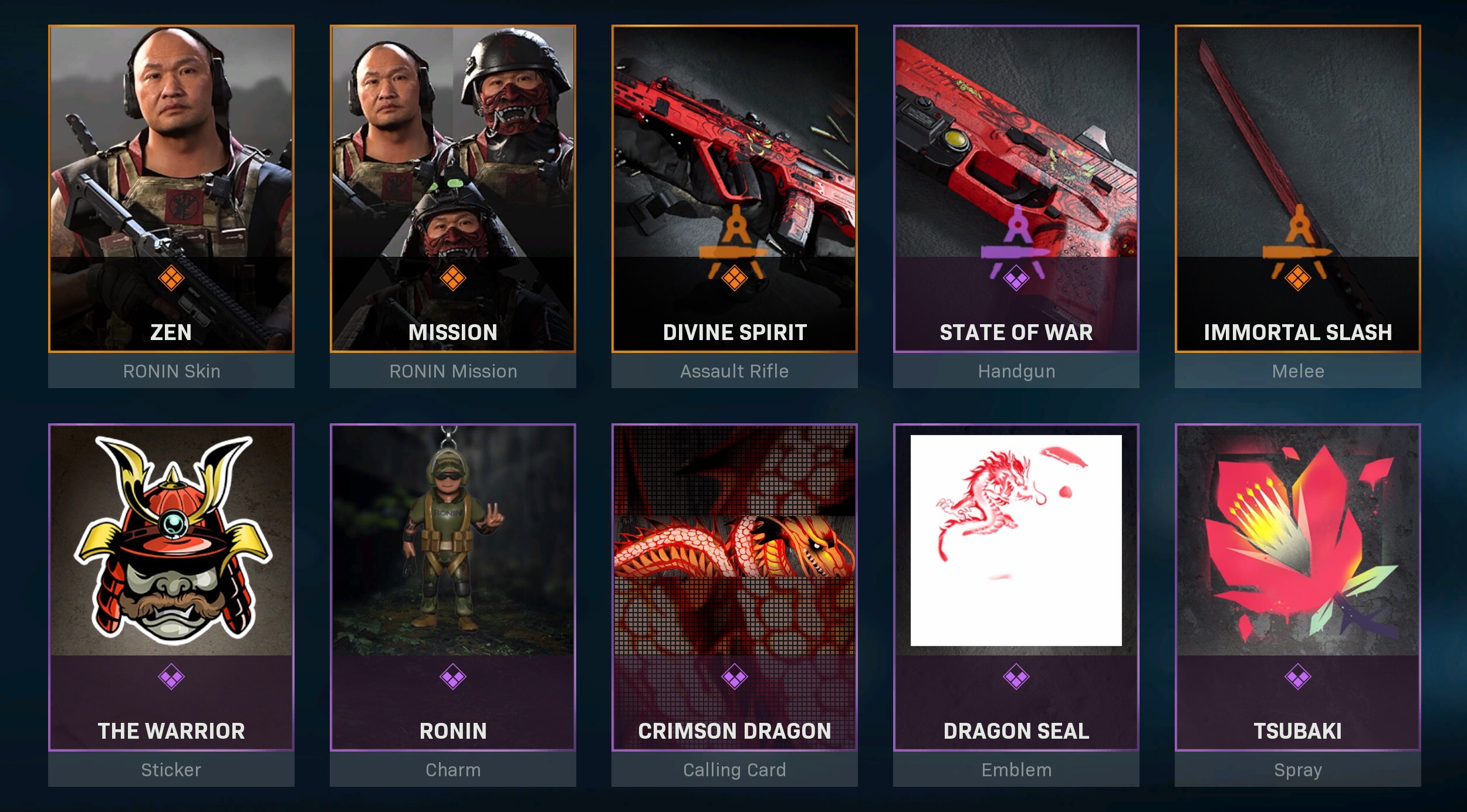Warzone Crimson Ronin Bundle