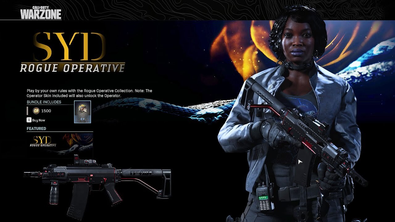Warzone Hottest Female Skins Syd Basilisk