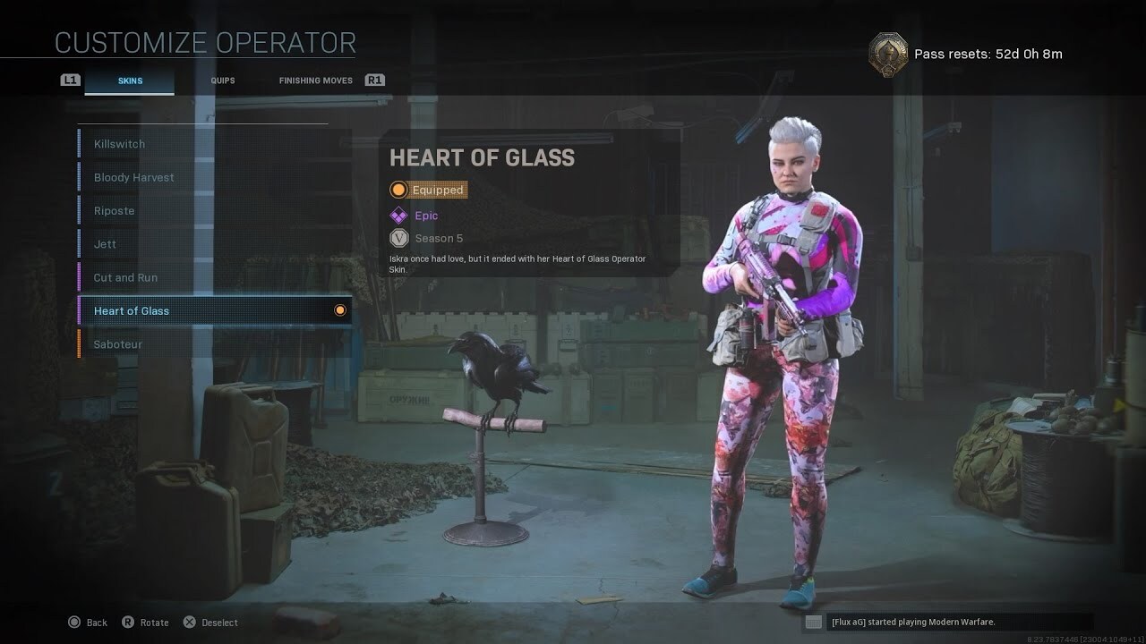 Warzone Hottest female Skins Iskara Heart of Glass