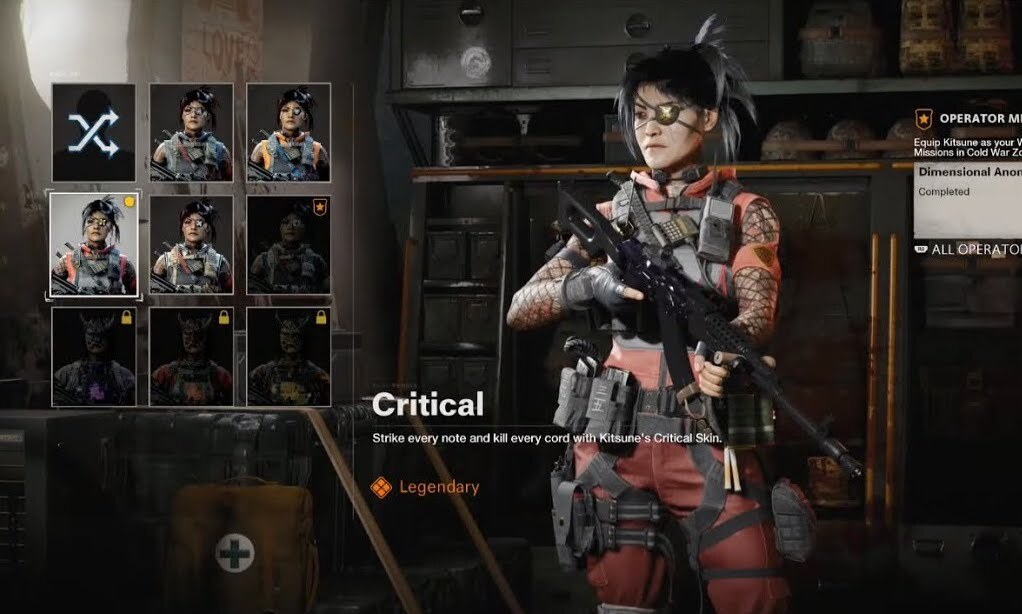 Warzone Hottest female Skins Kitsune Critical