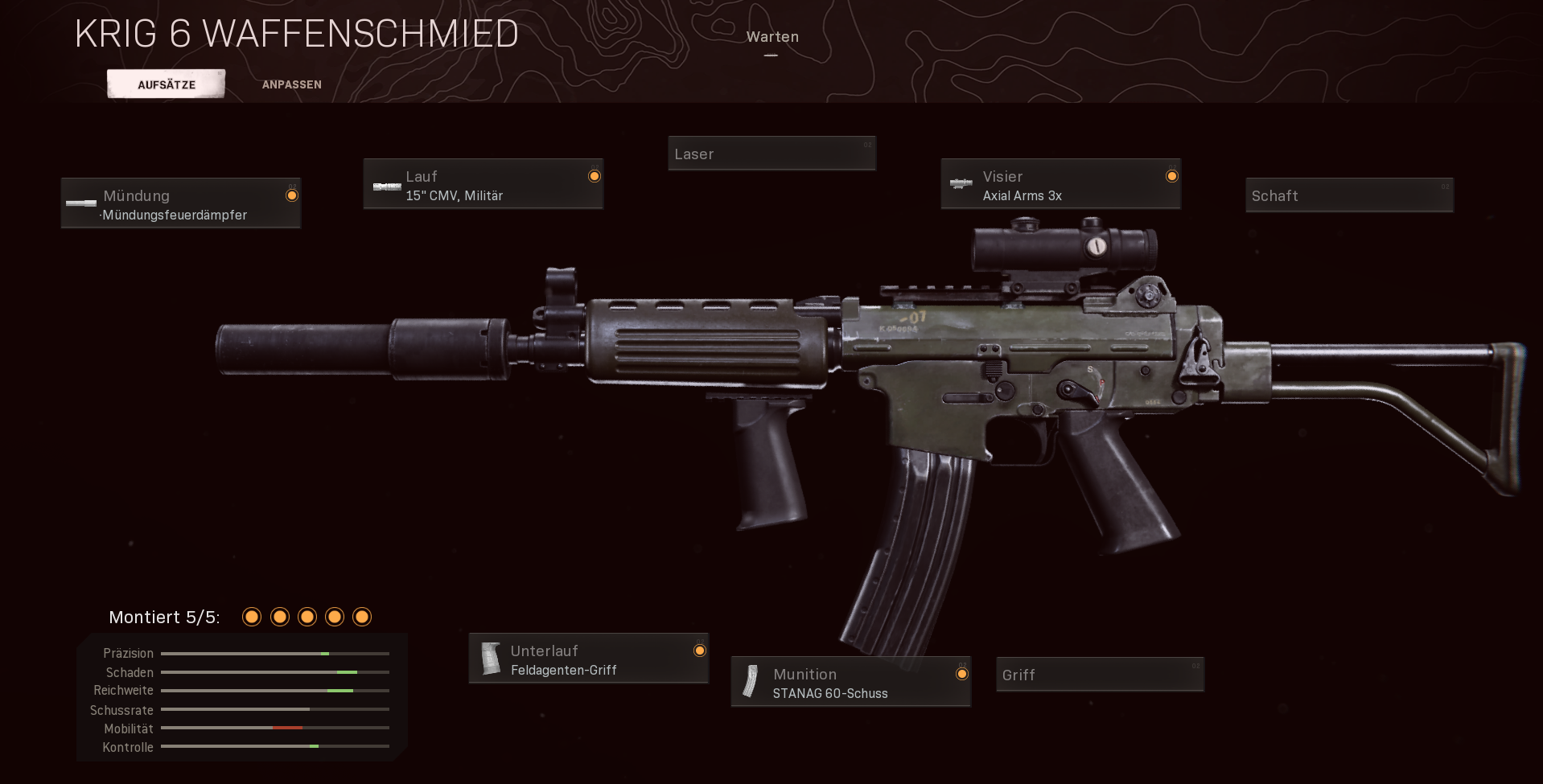 Warzone Krig 6 Setup