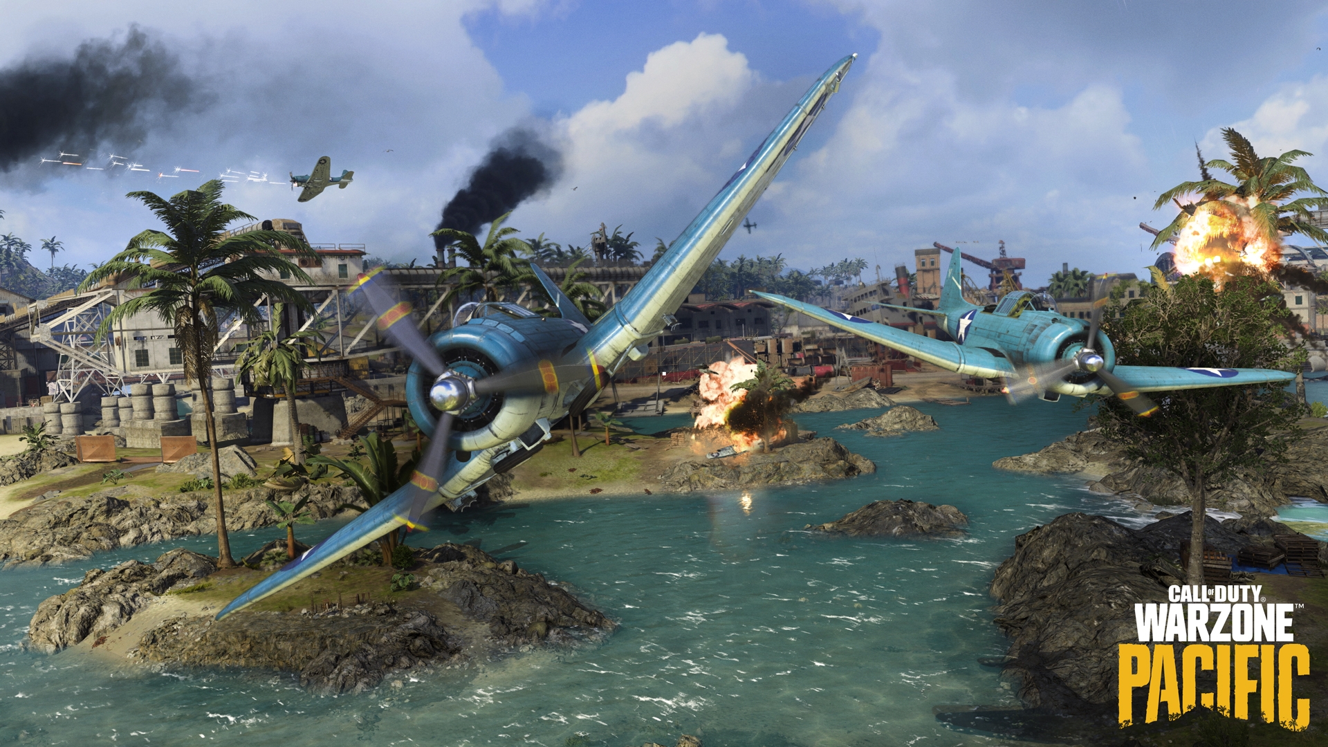 Warzone Pacific Caldera Map dogfight