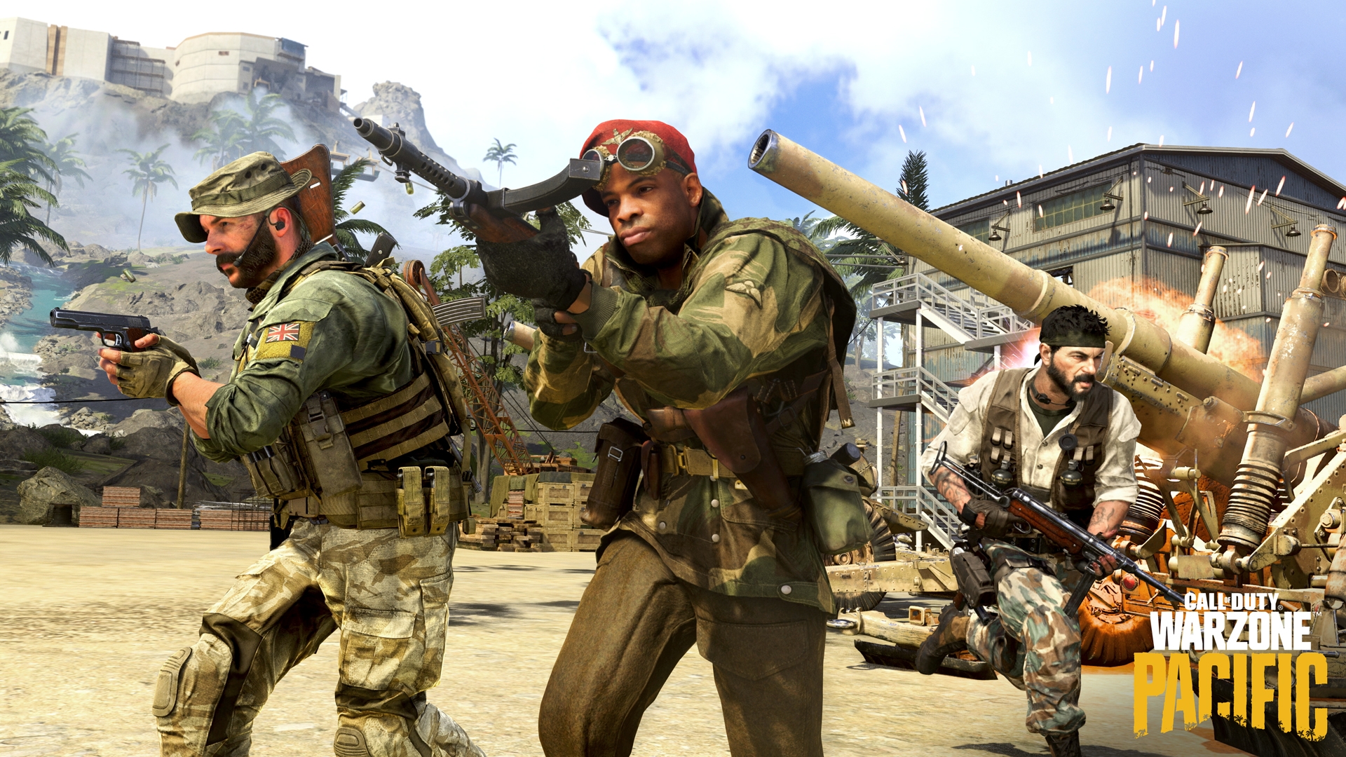 Warzone Pacific Caldera Map operators