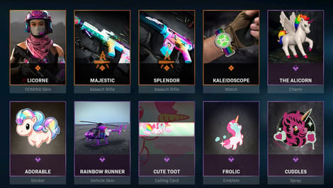 Warzone Rainbow Sparkles