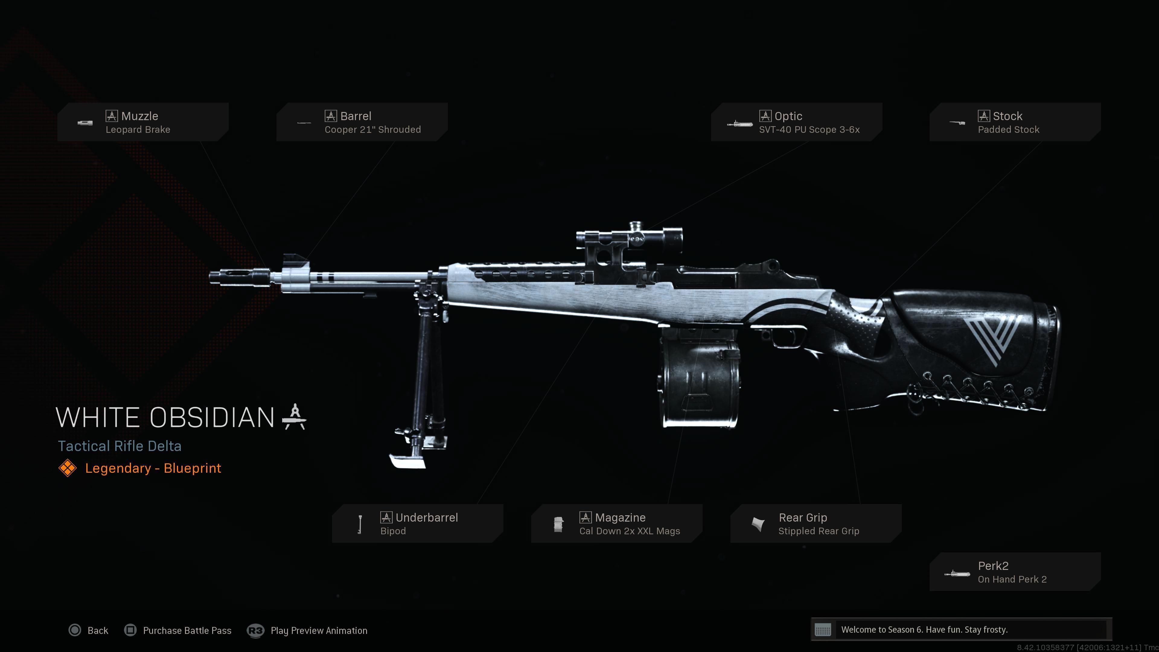 Warzone White Obsidian