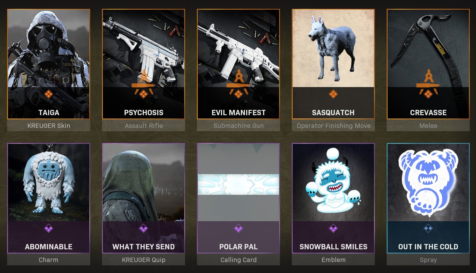 Warzone bundles Polar Nightmare