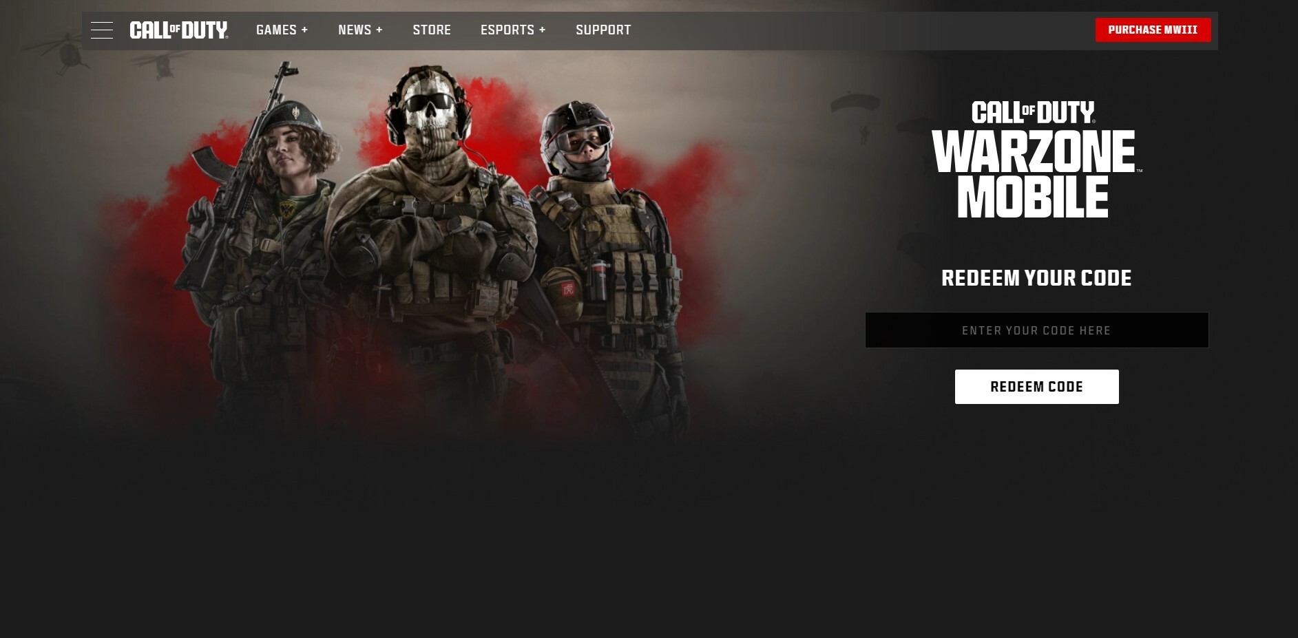 Warzone Mobile Code Redemption