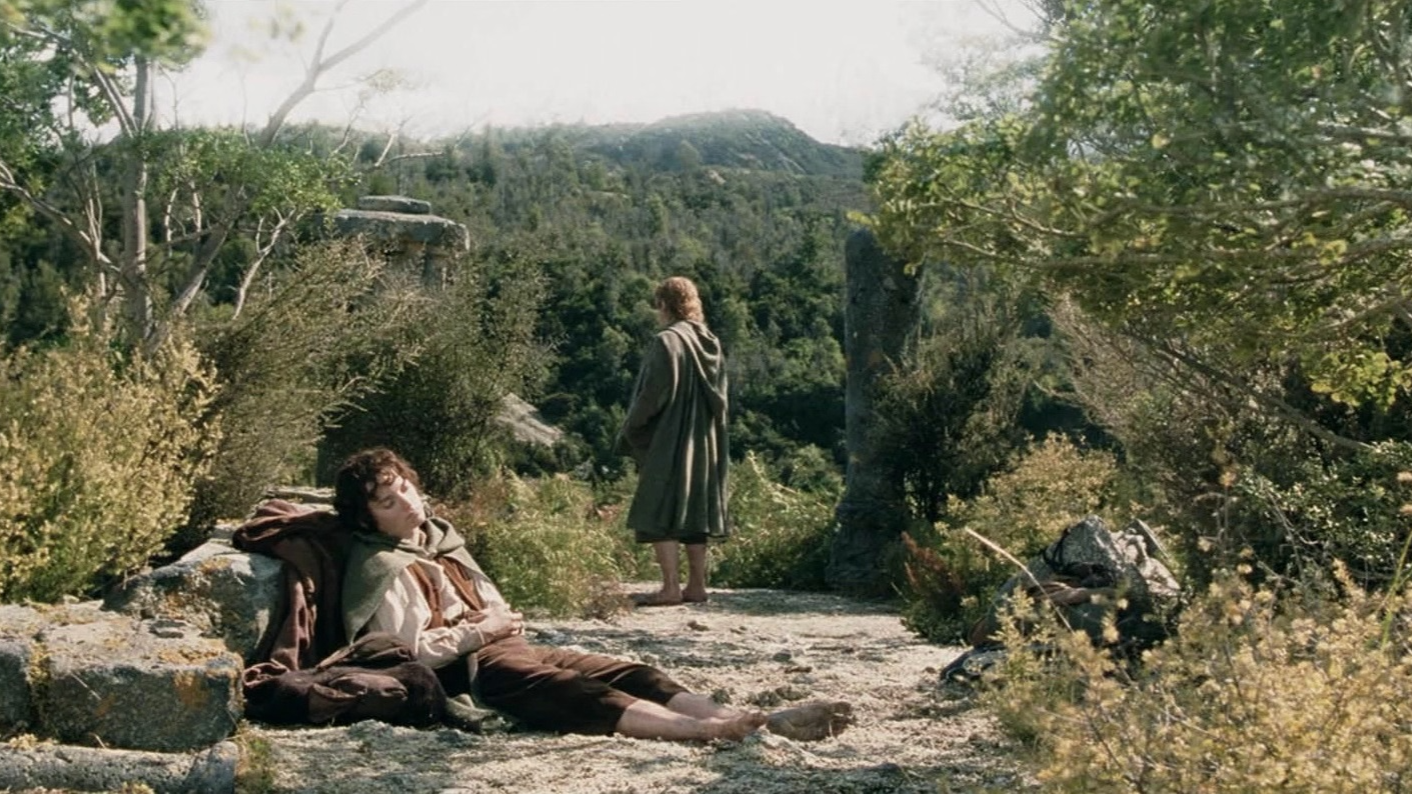 Frodo and Sam in Ithilien