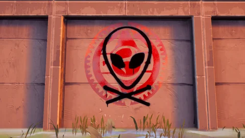 Where to find a graffiti covered wall in Fortnite Chapter 2 Season 7