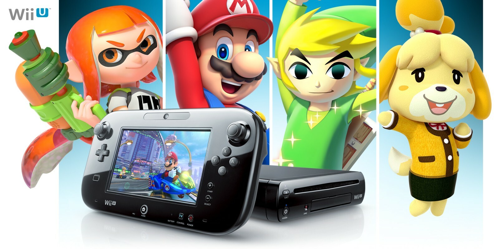 Wii U Promotional Site background