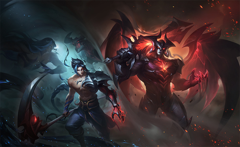 Legends of Runeterra Wild Rift Champions Aatrox Kayn Riot Games