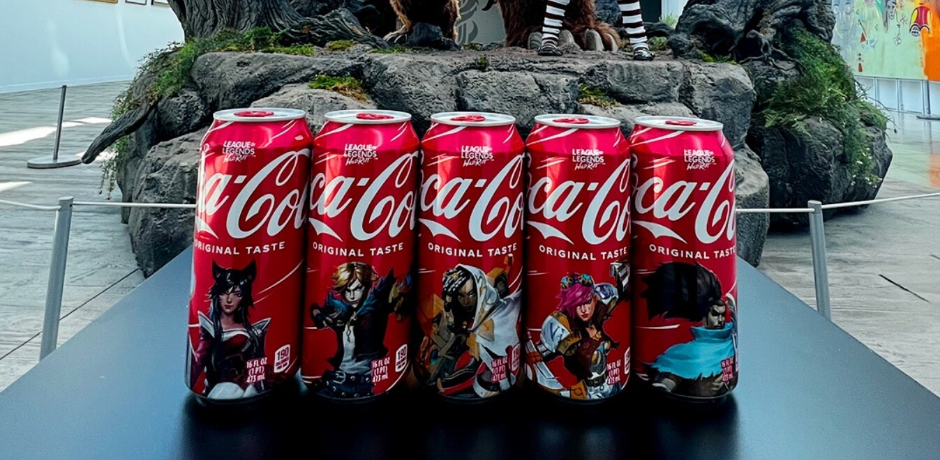 Wild Rift Champions Coca Cola Coke Cans Riot Games Partnership