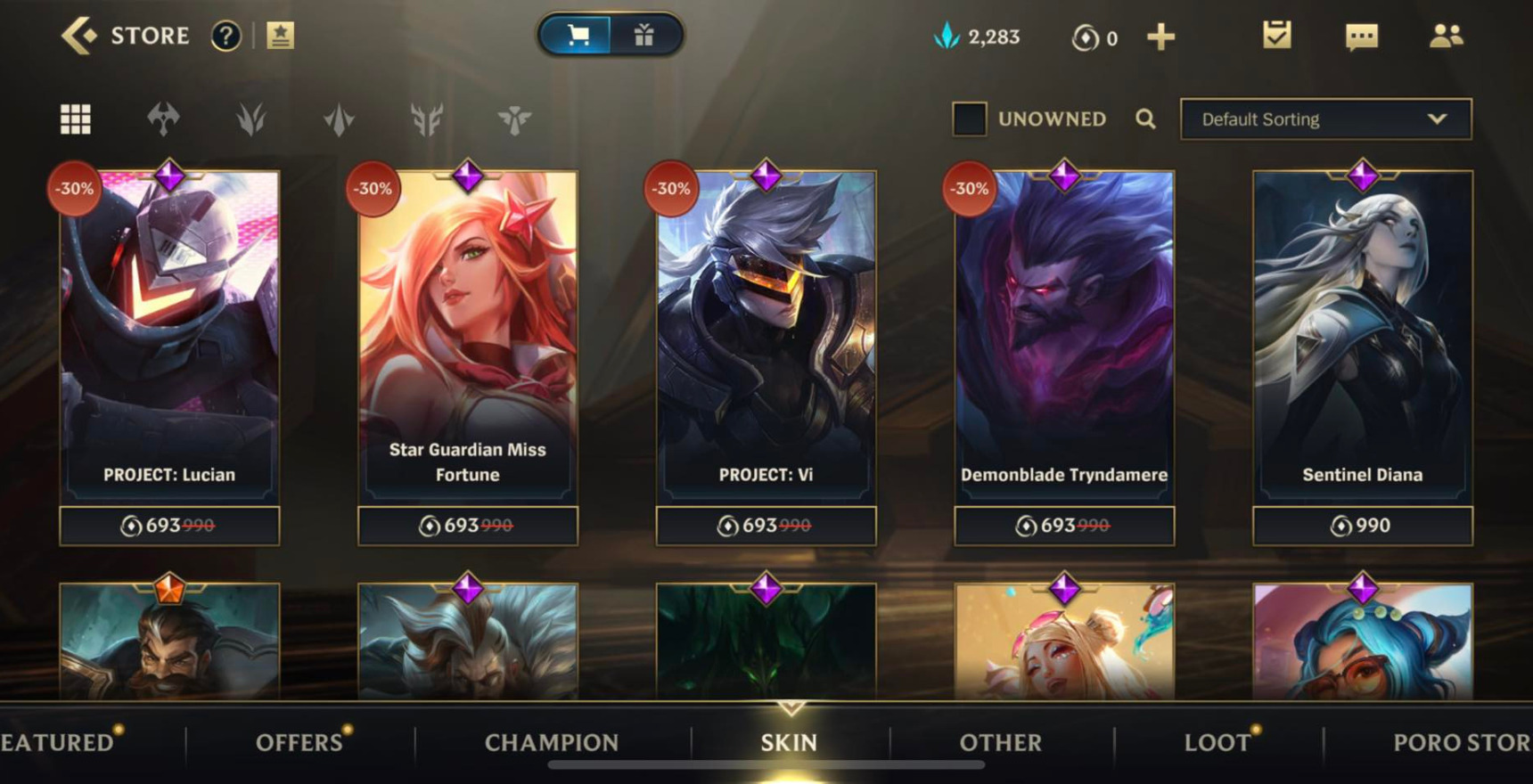 League of Legends Wild Rift Store