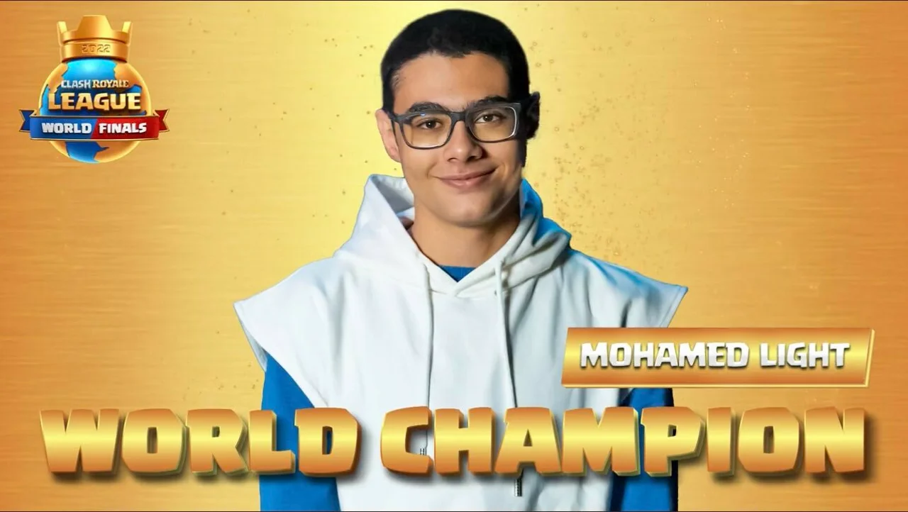 Clash Royale League World Finals 2022 Mohamed Light Winner Supercell