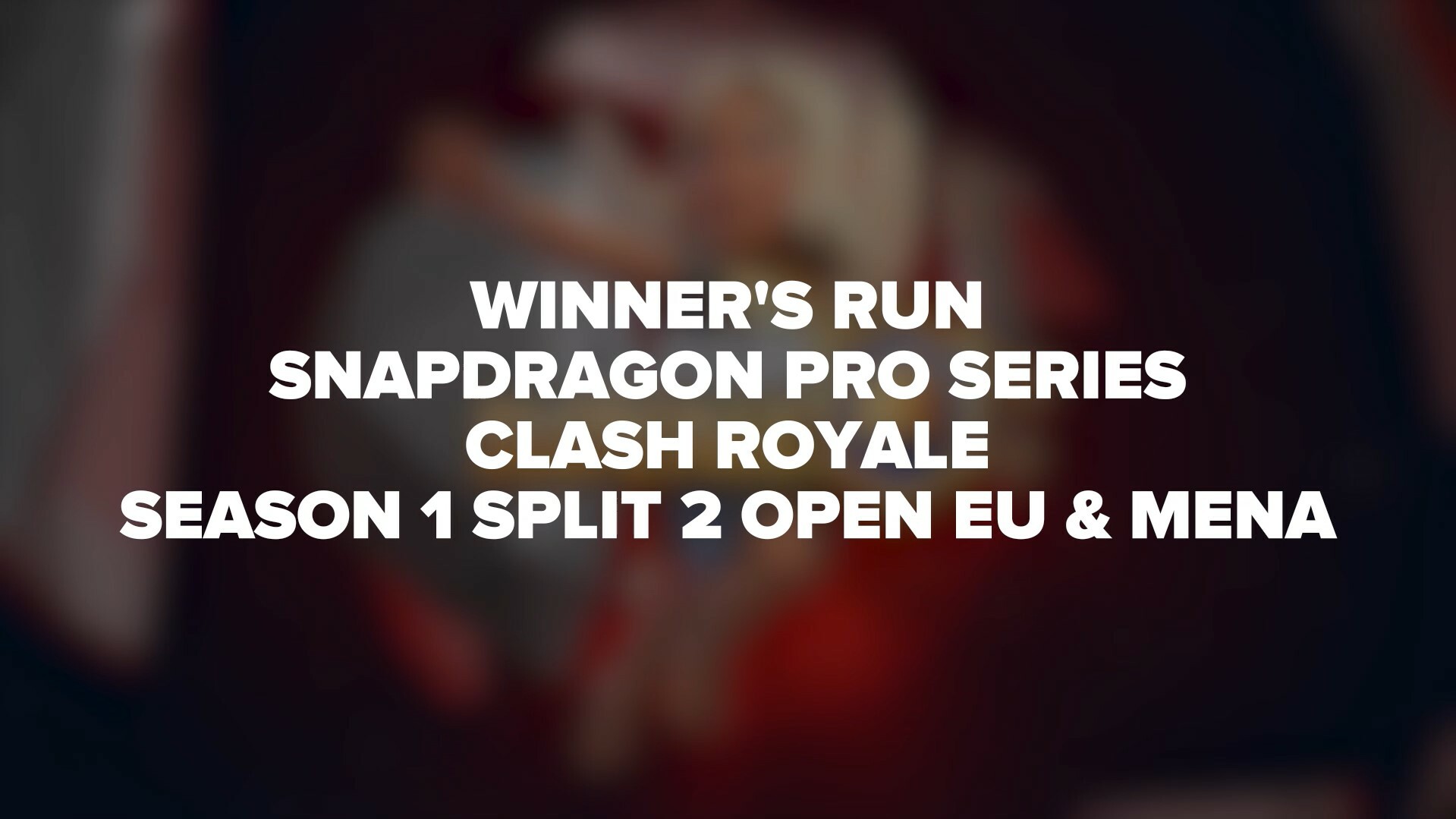 Winners Run SPS Clash Royale S1 Split2