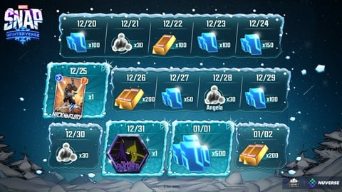 Winterfest Daily Login Rewards