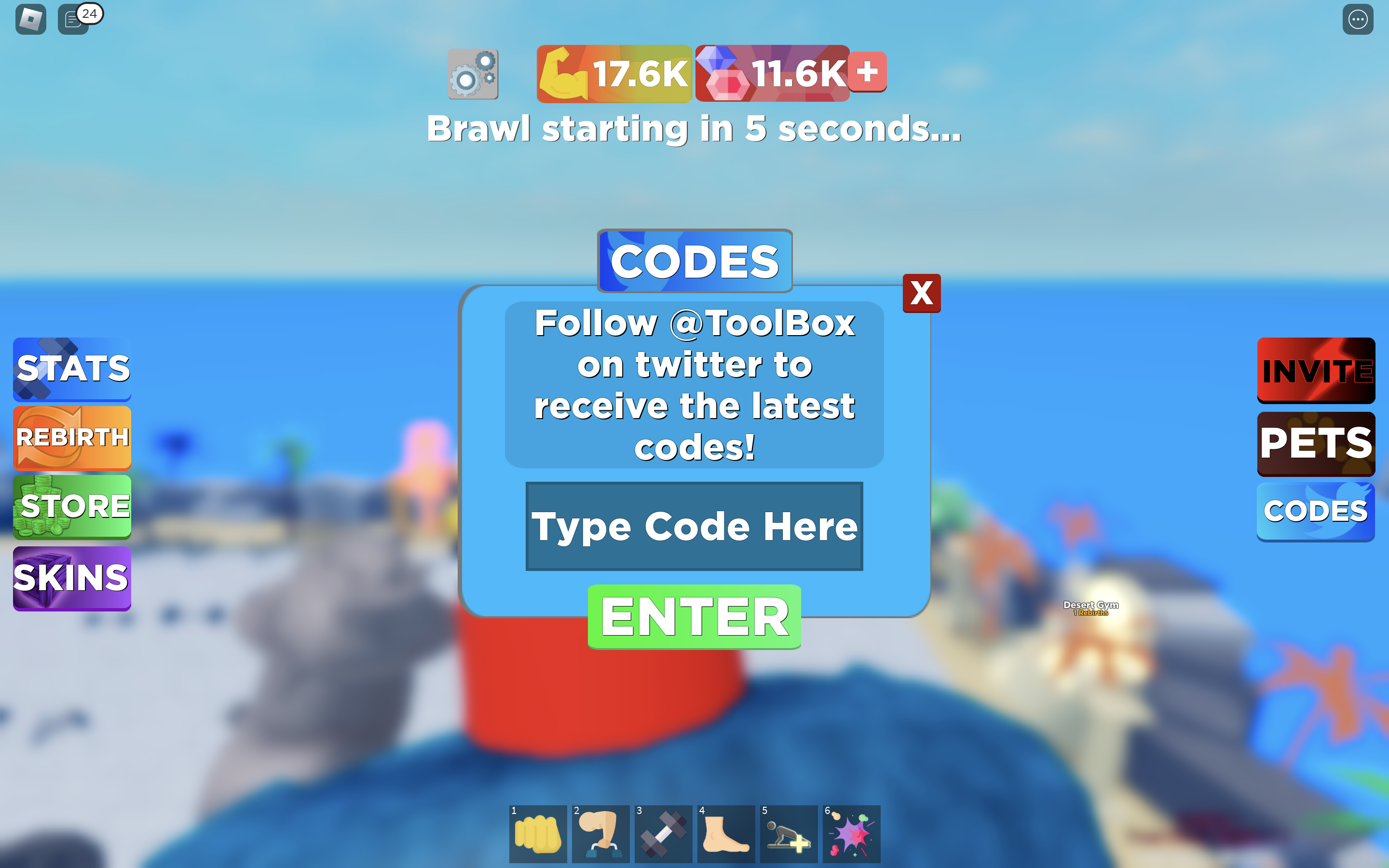 Workout Simulator 2 how to redeem codes