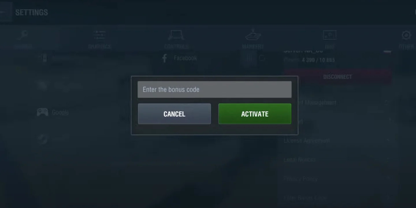 World of Tanks Blitz redeem codes