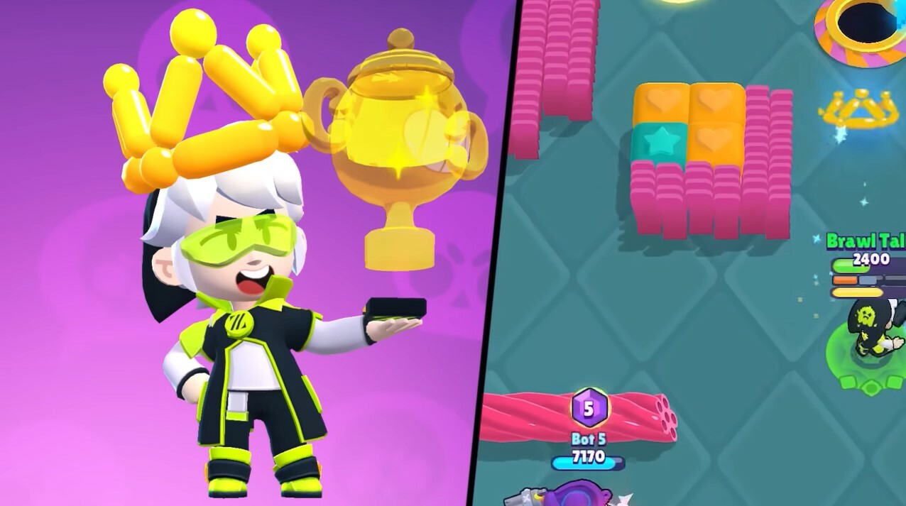 Brawl Stars Candyland Update World Champion Gus Skin guide Supercell