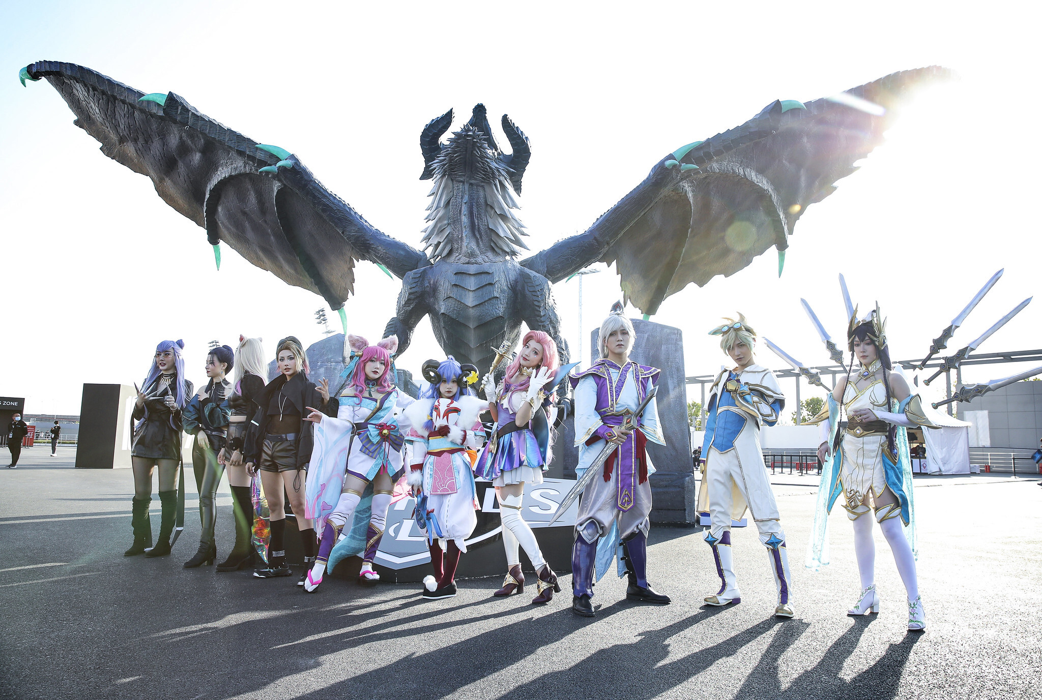 Worlds 2020 Dragon Cosplay