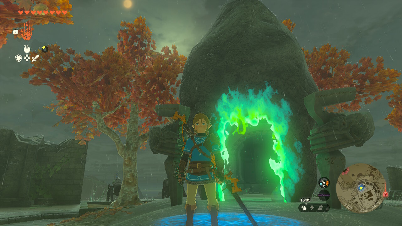 Zelda totk domzuin shrine entrance