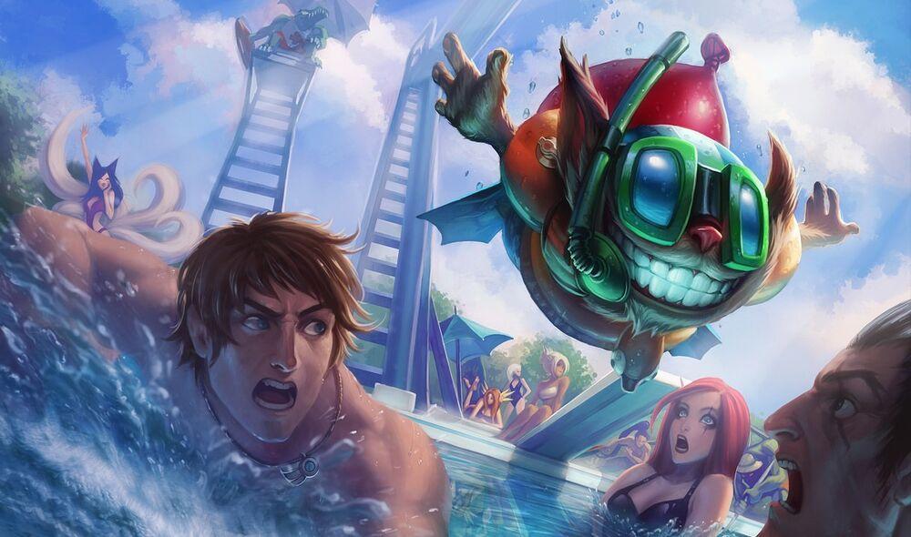 Ziggs Pool Party Skin