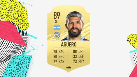 Aguero fifa 21 card