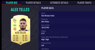 Alex telles card