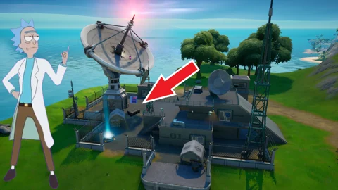 Alien samples fortnite season 7 satelite dishes carry corny