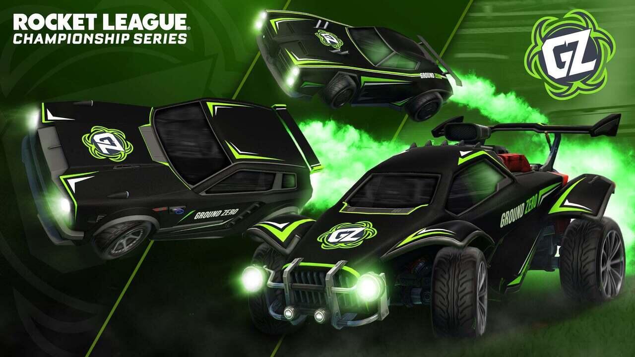 All rocket league esports decals rlcs 2021 22 ground zero gaming