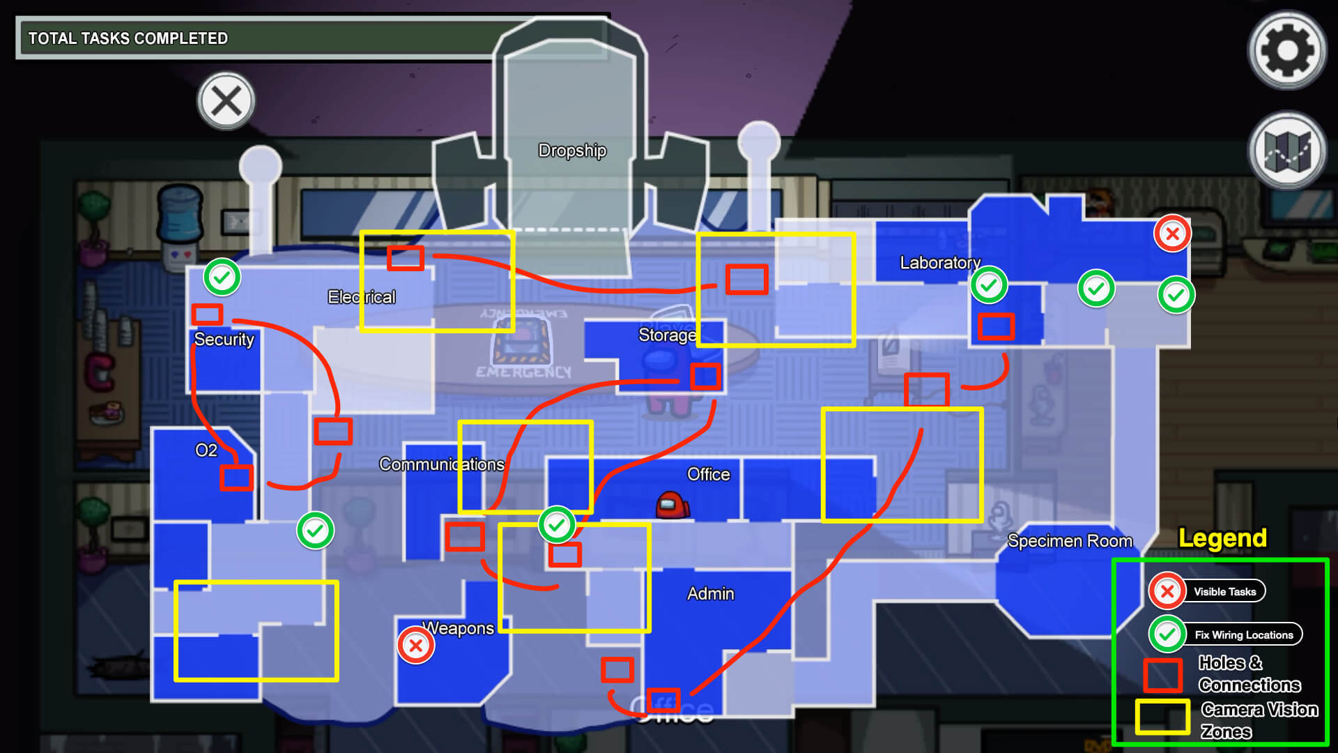 Among Us Polus Map