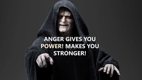 Anger emperor palpatine