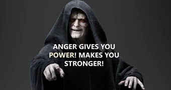 Anger emperor palpatine