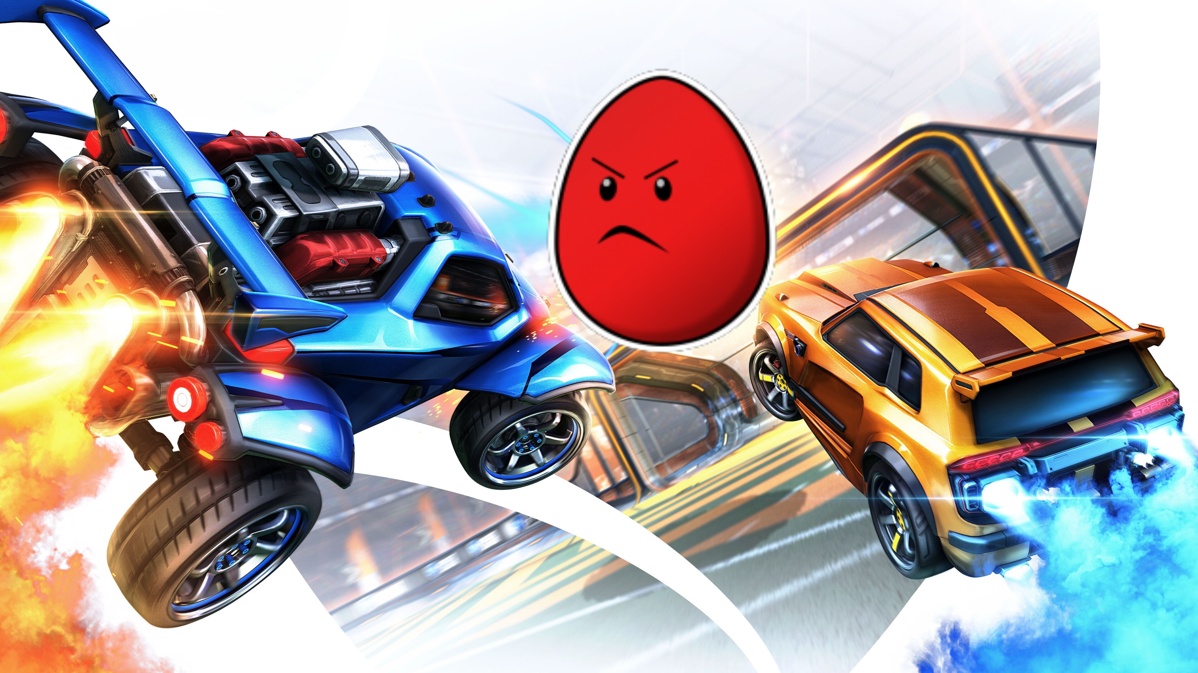 Angry egg rocket league sticker