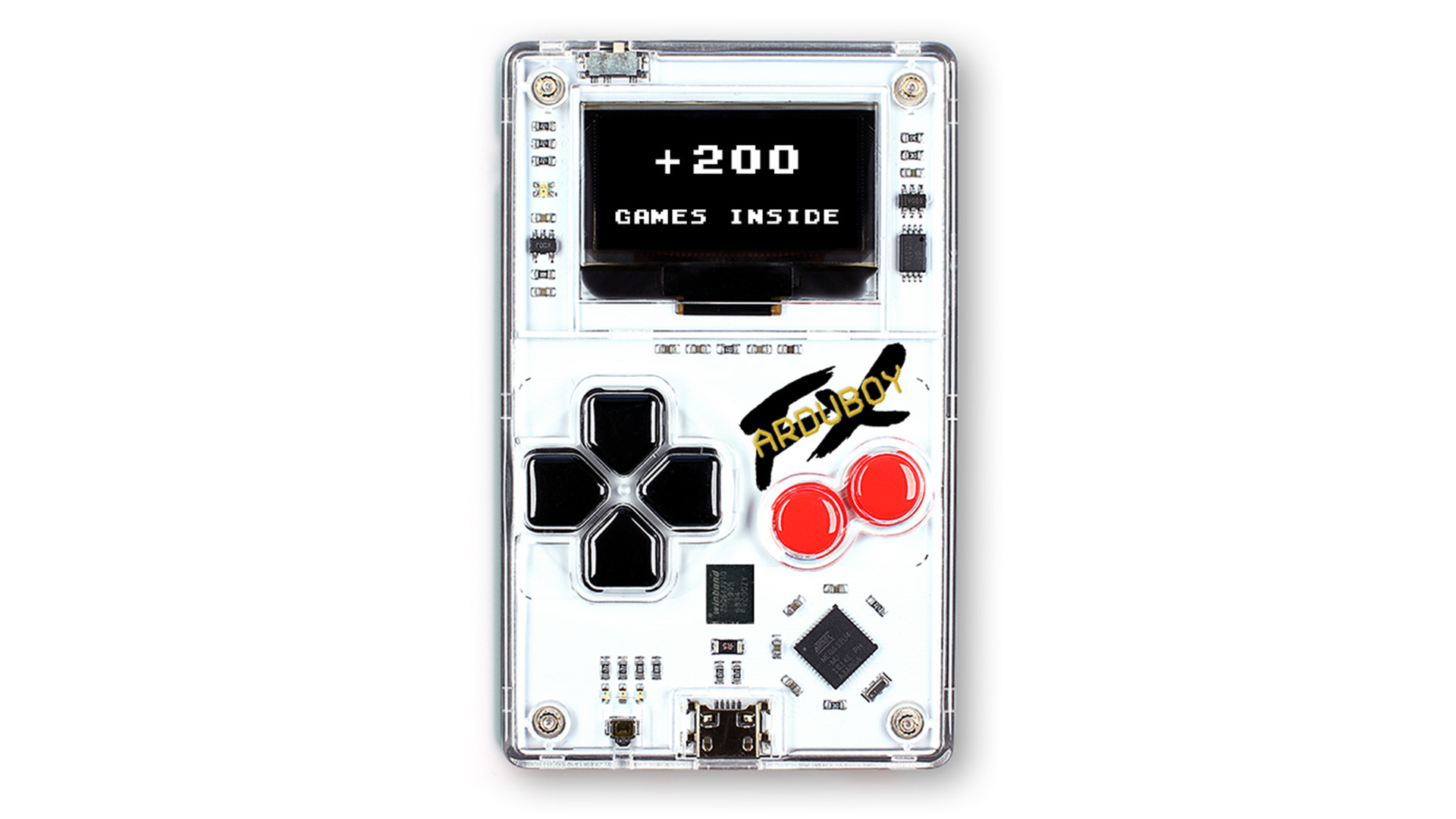 Das ist der Arduboy FX. © Arduboy