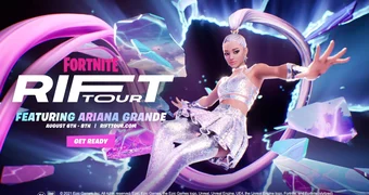 Ariana grande fortnite skin rift tour