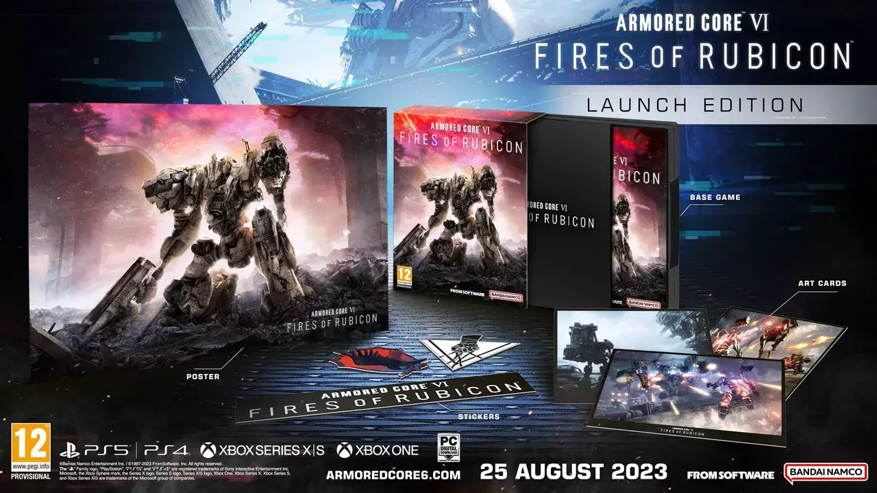 armored core edición de lanzamiento