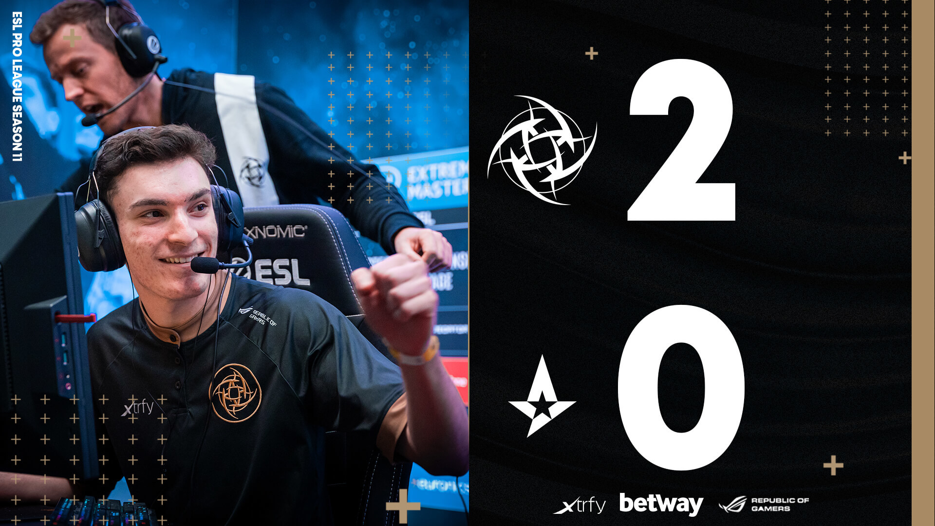Astralis lose nip esl pro league