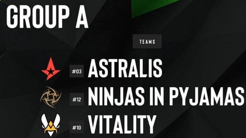 Astralis win esl pro league group