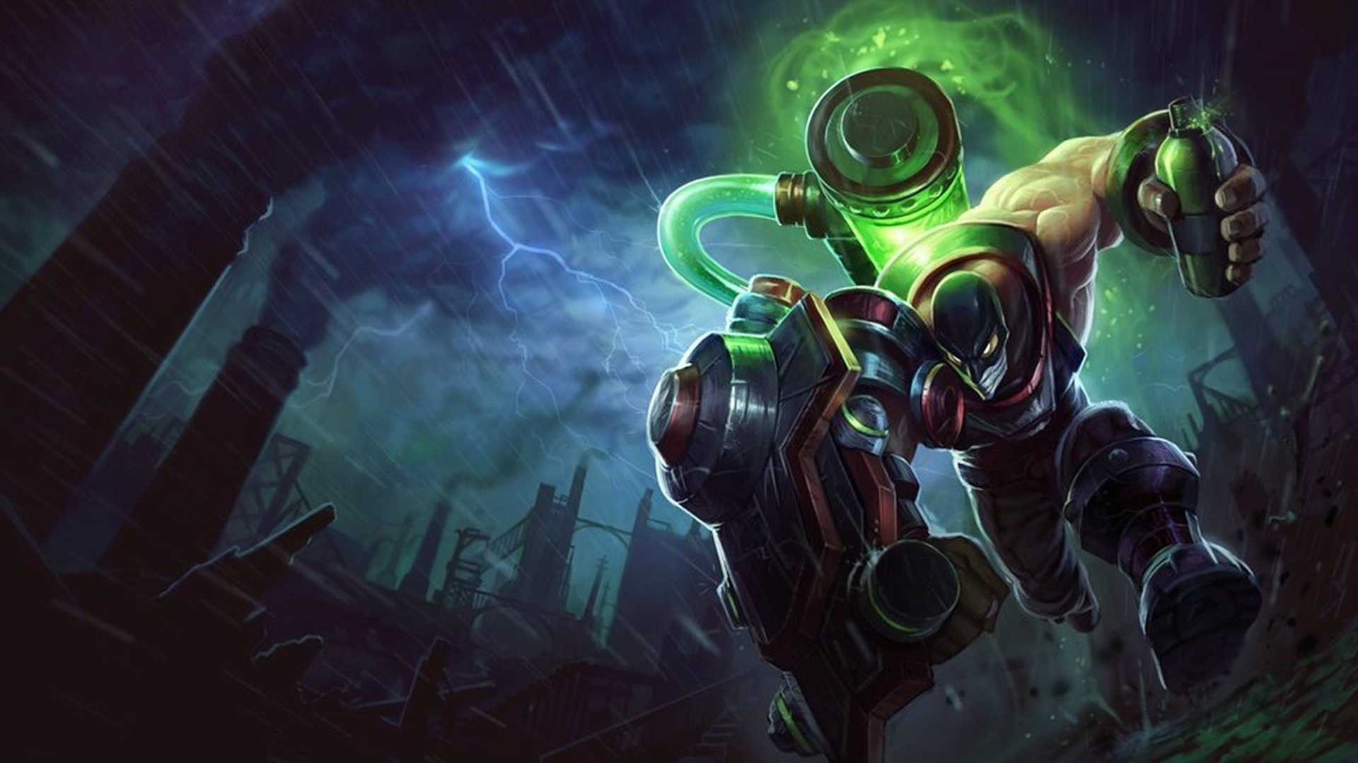 Augmented singed lol skin