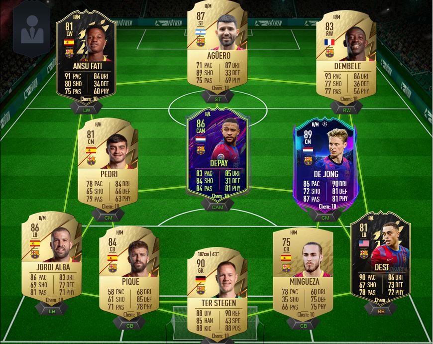 Barca fifa 22 xavi