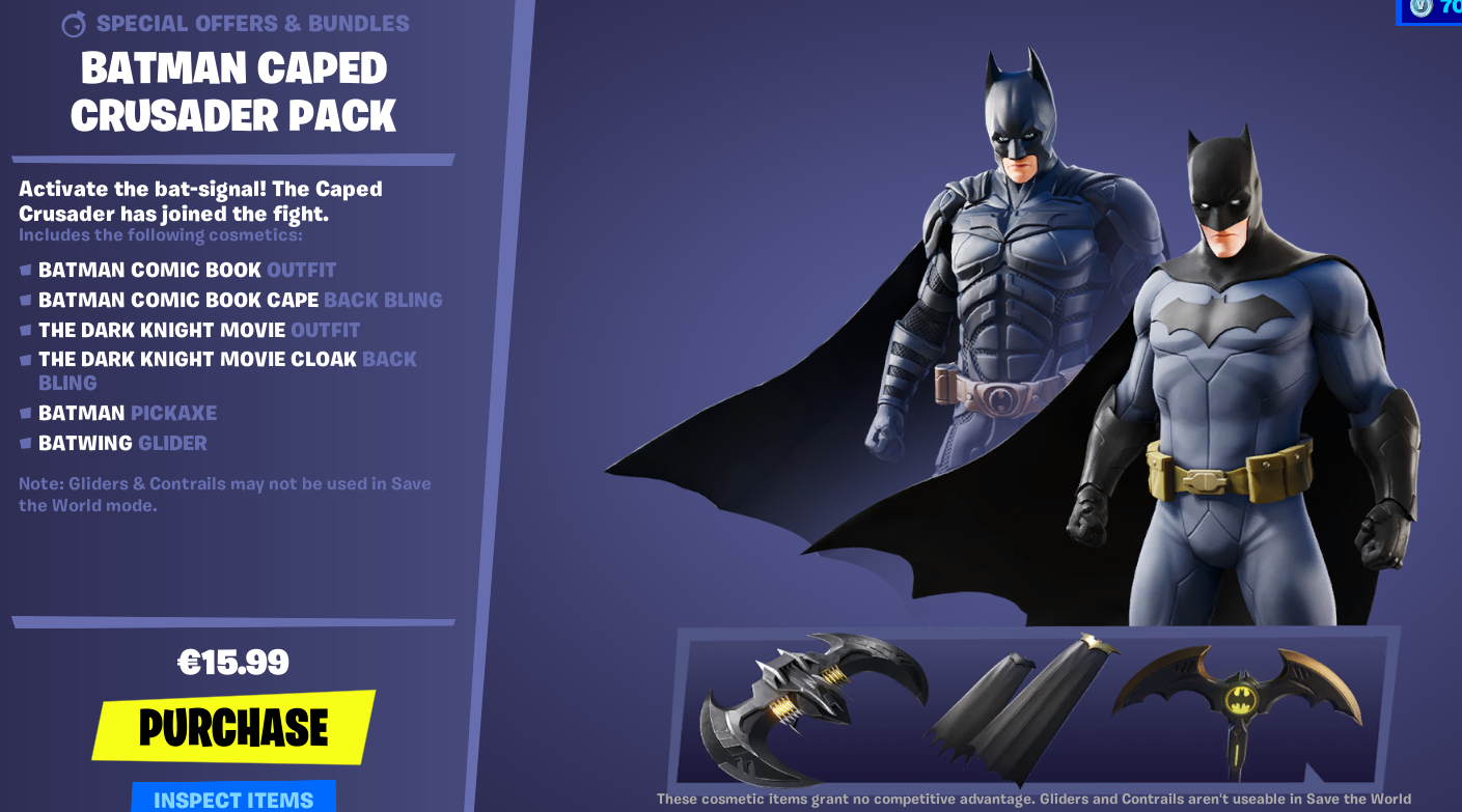 Batman caped crusader