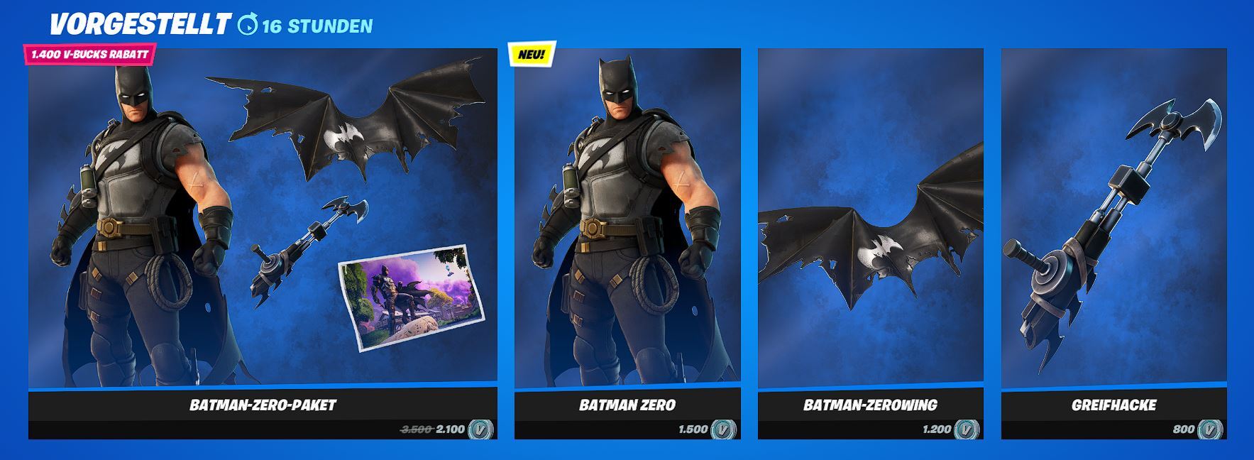 Batman zero paket