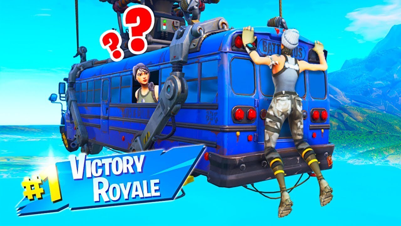 Battle bus fortnite landing spots